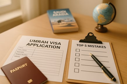 Top 5 Mistakes in Umrah Visa Applications